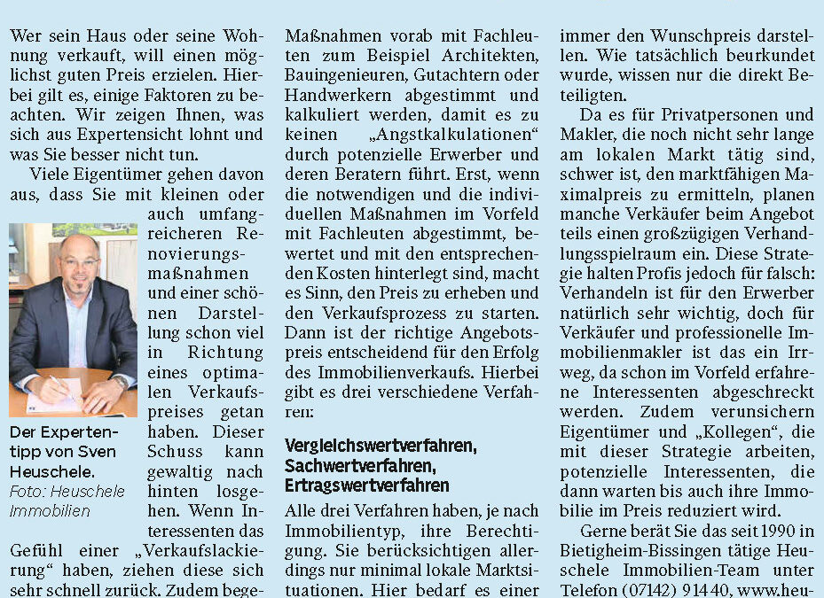 EXPERTEN-TIPP  Der Mehrwert eines Immobilienprofis [Teil 2/2]