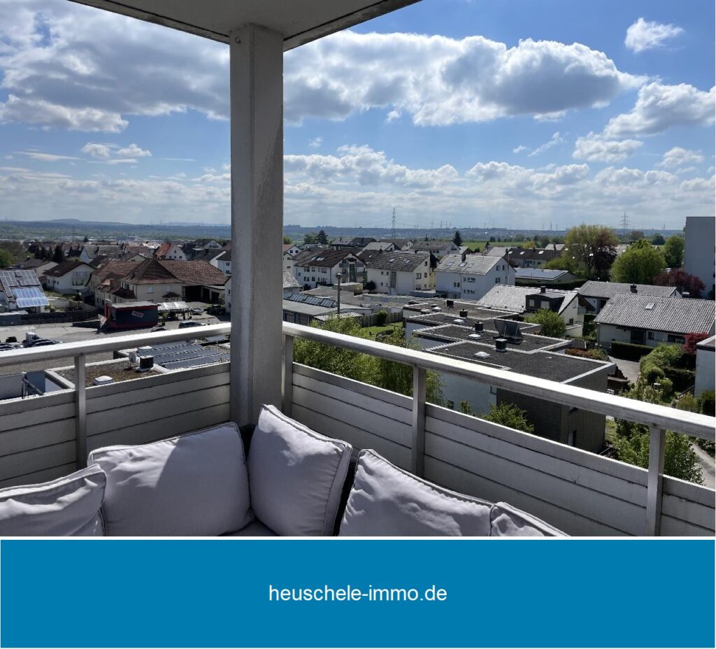 Balkon mit Aussicht